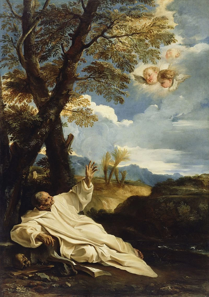 La visione di san Bruno - Louvre, Parigi